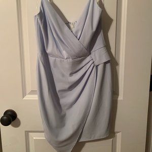 Sky blue spaghetti strap dress